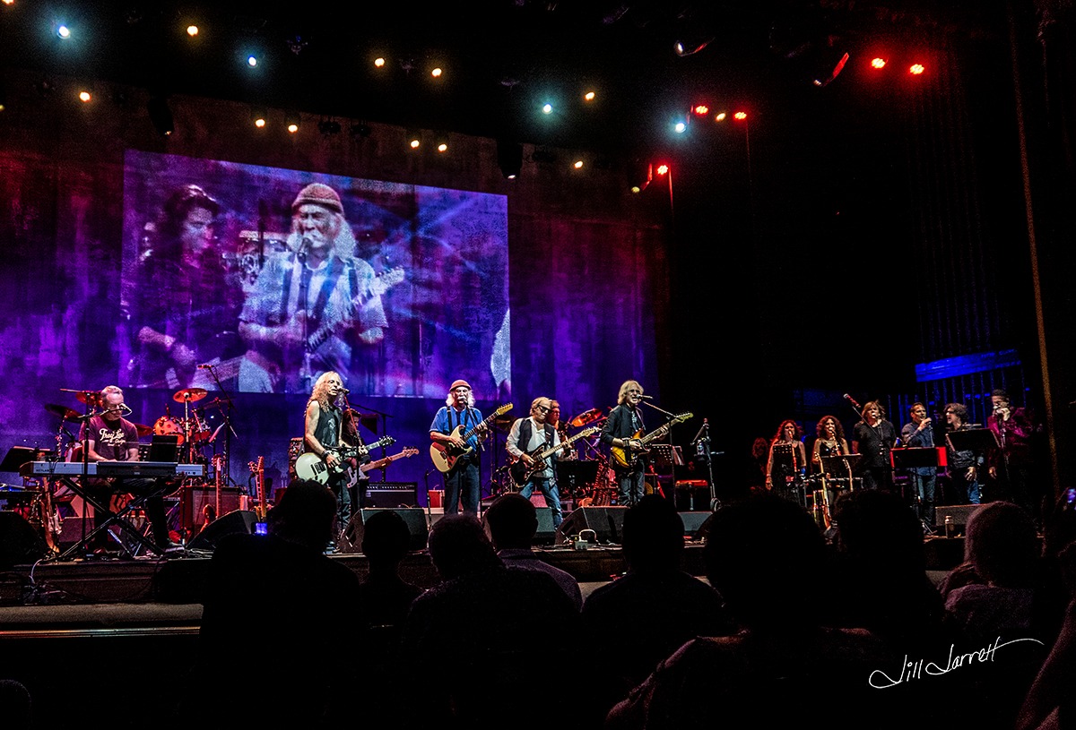 Rock concert performance