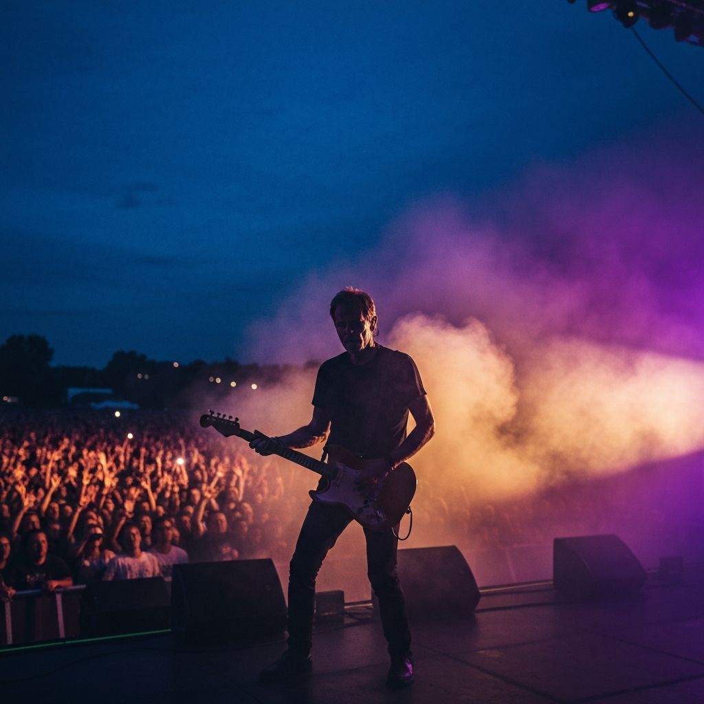 Rock concert atmosphere