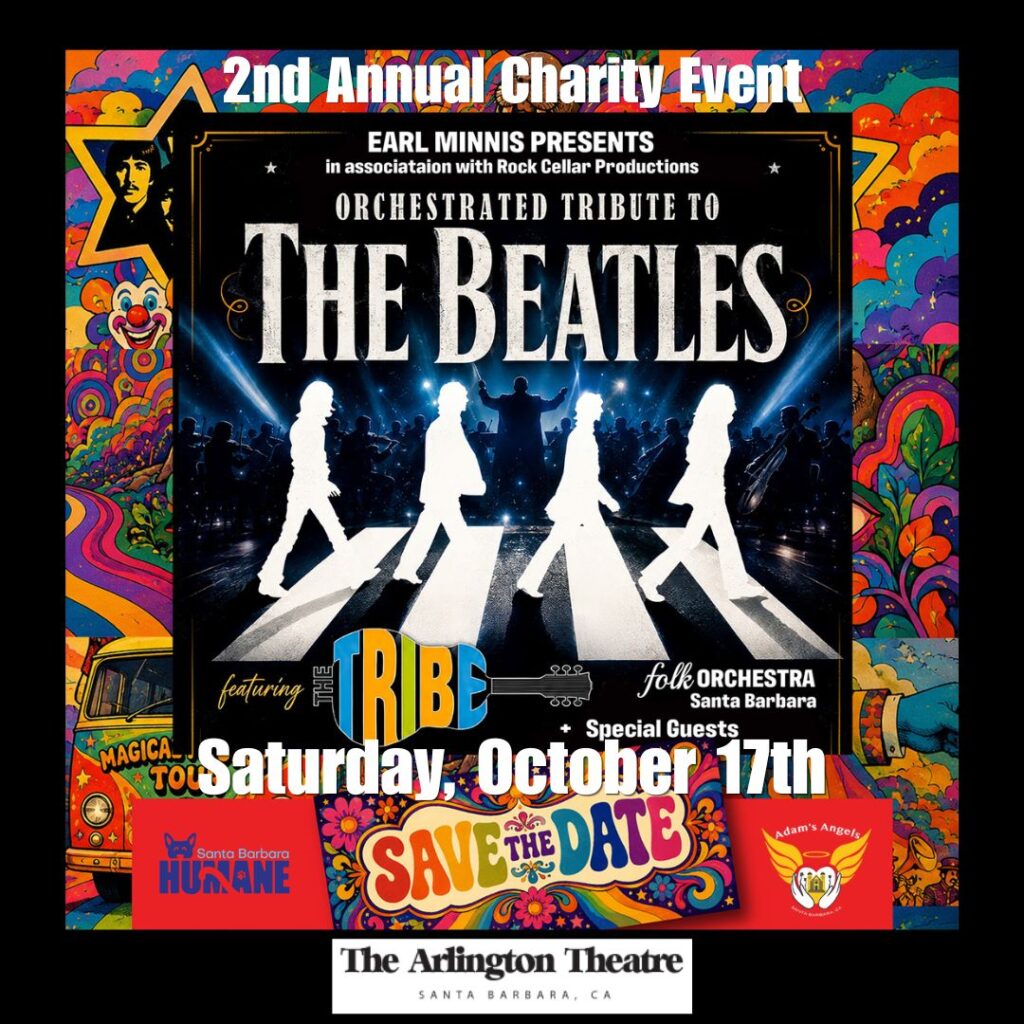 “Orchestrated Tribute to The Beatles” -featuring The Tribe & the FOLK FOURchestra of Santa Barbara
